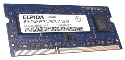 Оперативная память SO-DIMM ELPIDA  DDR3 4Гб